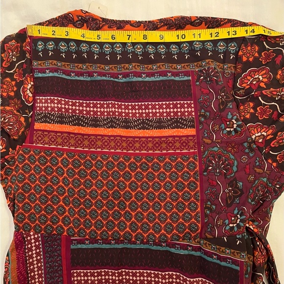 Japna Elegant Paisley Wrap Dress - Picture 11 of 11